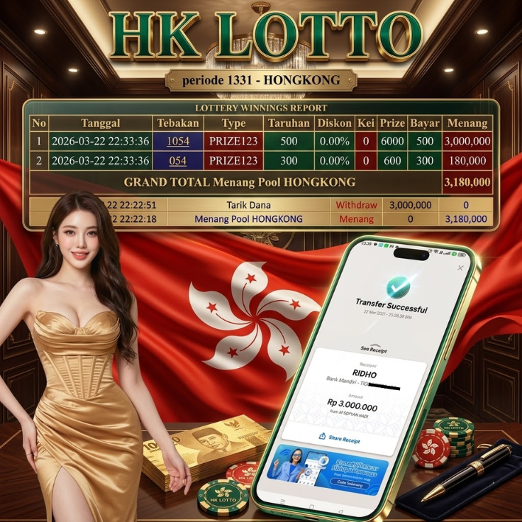 💥BUKTI JP PAUS 4D HK LOTTO💥